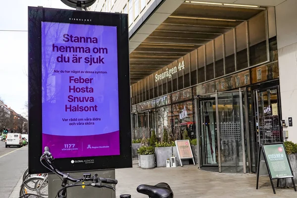 Stockholm Zweden Maart 2020 Ondanks Sluitingen Alle Andere Landen Gaan — Stockfoto