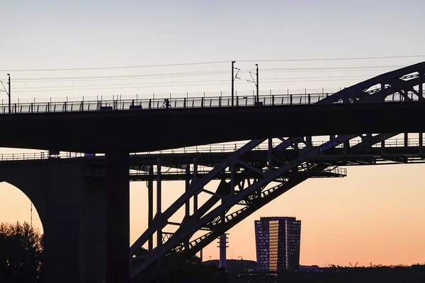 Stockholm Zweden Maart 2020 Arsta Brug Bij Dageraad — Stockfoto