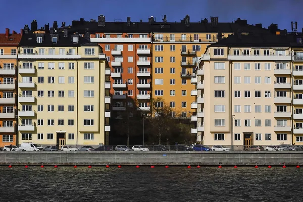 Stockholm Sverige Södermalm Och Bergsundstrandsregionen — Stockfoto