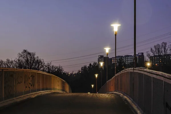 瑞典斯德哥尔摩 Botkyrka的人行天桥 — 图库照片