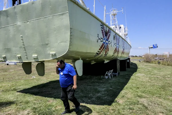 Constanta Románia Contsanta Kikötője Fekete Tengeren — Stock Fotó