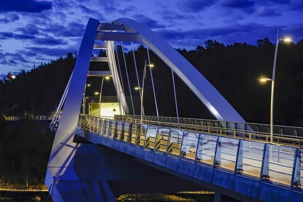 Stockholm Svédország Svindersviksbron Híd Kvarnholmenben — Stock Fotó