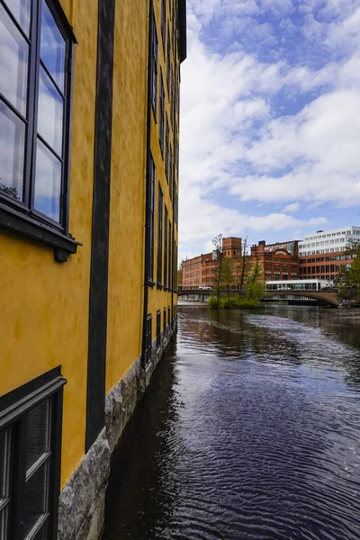 Норрчепинг Швеция Старая Культовая Милла Промышленная Часть Города Мотала — стоковое фото