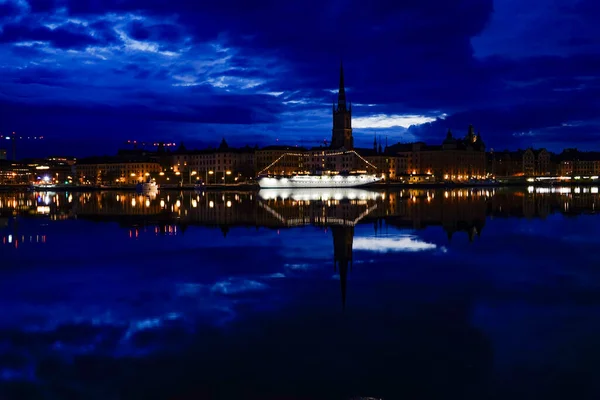 Stockholm Schweden Die Insel Riddarholmen Der Altstadt Oder Gamla Stan — Stockfoto
