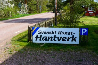 Vastervik, İsveç İsveççe el işi işareti.