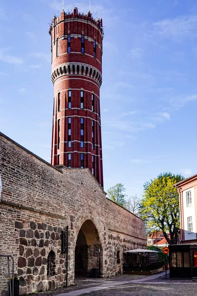 Kalmar Suécia Histórica Torre Água Kalmar — Fotografia de Stock