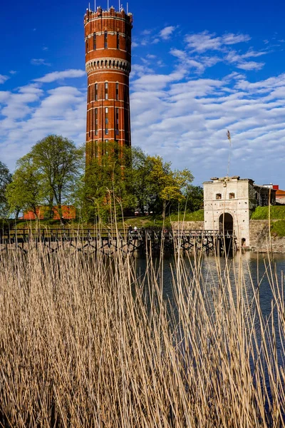 Kalmar Suécia Histórica Torre Água Kalmar — Fotografia de Stock