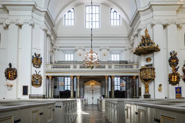 Kalmar Suécia Interior Catedral Kalmar — Fotografia de Stock