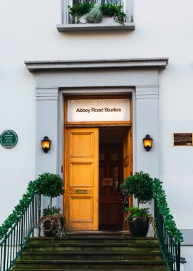 Londra, Uk / Avrupa; 22 / 12 / 2019: Londra 'daki Abbey Road Studios