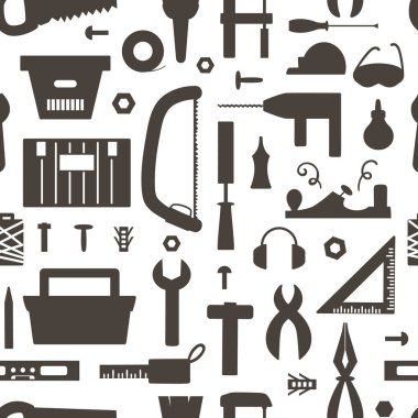 Vektör araçları siluetleri pürüzsüz desen. Düz siyah beyaz 