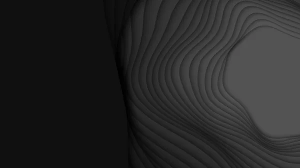 Векторный Трехмерный Абстрактный Фон Формами Резки Бумаги Тёмная Резьба Бумажный — стоковый вектор