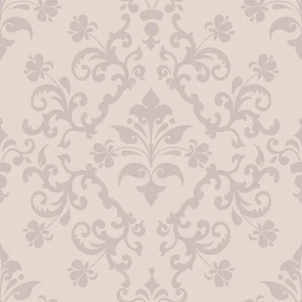 Vector Damask Seamless Pattern Element Classical Luxury Old Fashioned Damask — Stock Vector