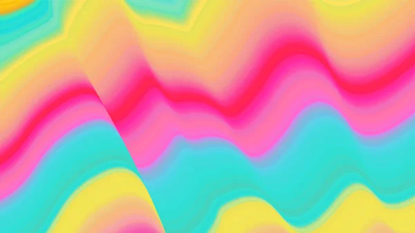 Bunte Welle Abstrakten Vektor Hintergrund Dynamisch Verzerrte Linien Futuristische Bewegungsfläche — Stockvektor