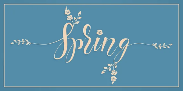 Cartão Convite Primavera Vetorial Elegante Cartão Convite Vetorial Com Fundo —  Vetores de Stock