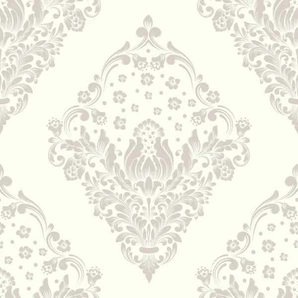 Vector Damask Seamless Pattern Element Classical Luxury Old Fashioned Damask — Stock Vector