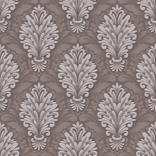 Vector Amortecedor Volumétrico Fundo Padrão Sem Costura Textura Elegante Relevo — Vetor de Stock