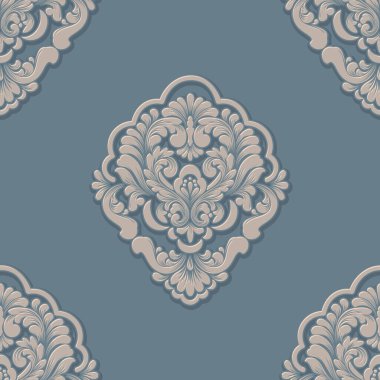 Vektör hacimli, pürüzsüz desen elementi. Duvar kağıtları, arka planlar ve sayfa dolgu için zarif lüks kabartmalı doku. Gölgeli ve röfleli 3B ögeler