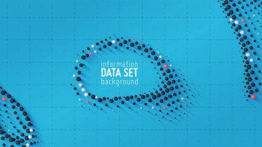 Vector abstract data sorting visualization background. Big data. Sorted data as tiny spheres. Information analytics concept. Filtering machine algorithms. Vector technology background. Trendy cover clipart svg vector 
