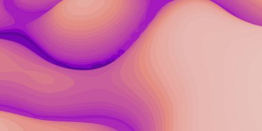 Soyut kağıt araziyi kesiyor. Renkli kağıt, gradyan etkiyle kayar ve 3D tepeler oluşturur. Minimalist tasarım. Vektör çizimi. Kağıt işleri, kartlar, posterler, tasarımınız vs.