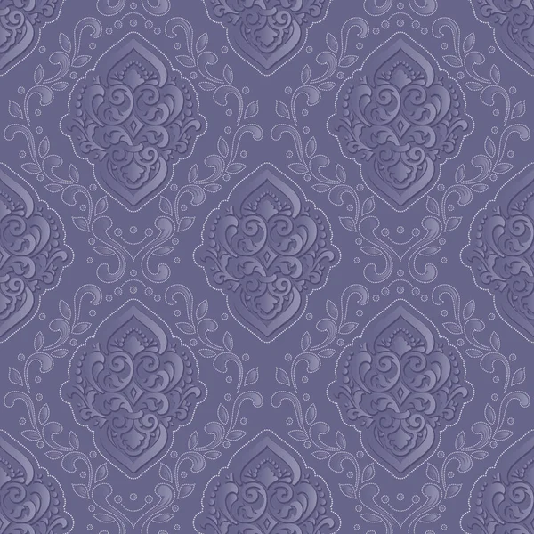 Vector Damask Fără Sudură Model Fundal Classical Lux Modă Veche — Vector de stoc