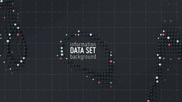 Διάνυσμα Αφηρημένη Ταξινόμηση Δεδομένων Φόντο Οπτικοποίηση Μεγάλα Δεδομένα Ταξινόμηση Δεδομένων — Διανυσματικό Αρχείο