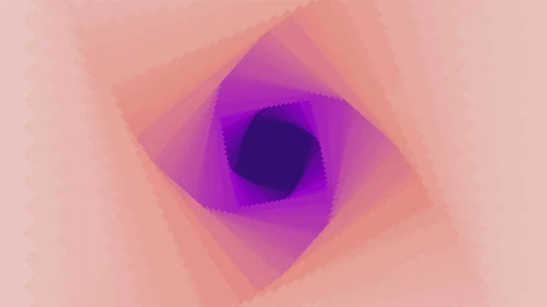 Векторний Нескінченний Ромбічний Або Квадратний Тунель Ефектом Градієнтної Глибини Абстрактний — стоковий вектор