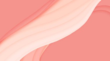 Kağıt kesiği şekilli 3 boyutlu vektör arkaplanı. Renkli pembe oyma sanatı. Kağıt ustası Antilop kanyon manzarası. Değişik renklerde. İş sunumları ve el ilanları için minimalist tasarım