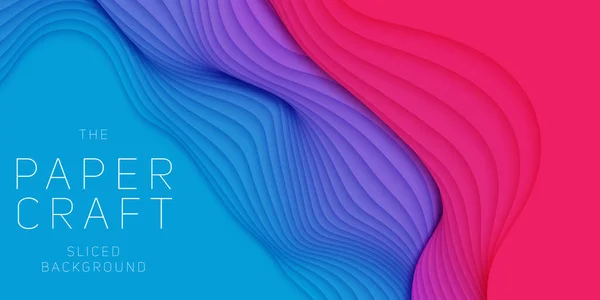 Kağıt kesiği neon şeklinde üç boyutlu vektör arkaplanı. Renkli oyma sanatı. Kağıt ustası Antilop kanyon manzarası. Değişik renklerde. İş sunumları ve el ilanları için minimalist tasarım