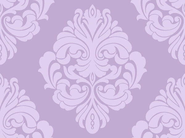 Vector damask seamless pattern element. Classical luxury old fashioned damask ornament, royal victorian seamless texture for wallpapers, textile, wrapping. Exquisite floral baroque template