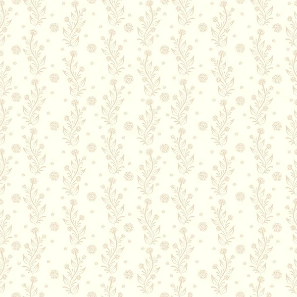 Fondo Patrón Sin Costura Flor Vectorial Textura Elegante Para Fondos — Archivo Imágenes Vectoriales