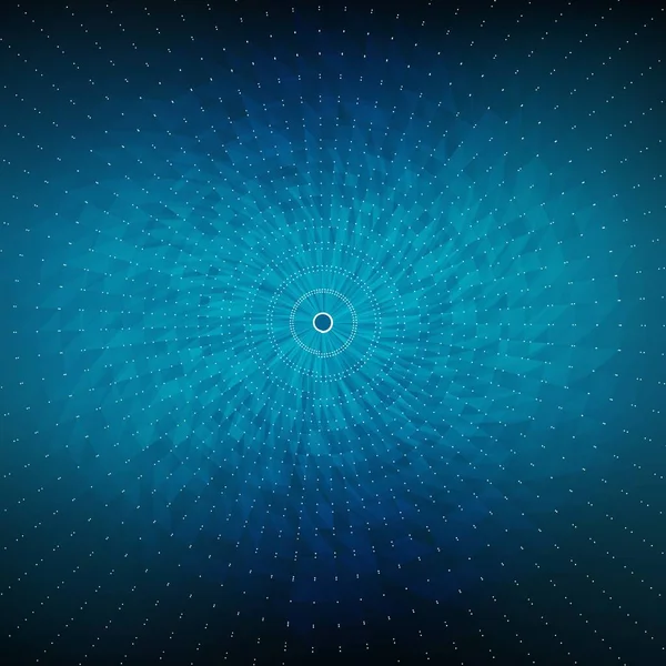 Fond Abstrait Maille Vectorielle Points Connectés Chaotiquement Polygones Volant Dans — Image vectorielle