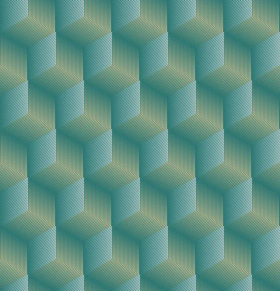 Vektor Sömlös Abstrakt Geometrisk Bakgrund Optisk Konst Gravyr Stil Elegant — Stock vektor