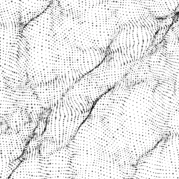 Fondo Abstracto Malla Onda Vectorial Matriz Nubes Ondas Luz Caóticas — Archivo Imágenes Vectoriales