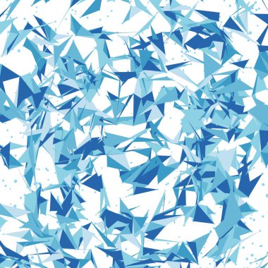 Soyut vektör ağ arkaplanı. Kaotik olarak bağlı noktalar ve uzayda uçan çokgenler. Uçan enkaz. Fütürist teknoloji kartı. Çizgiler, noktalar, daireler ve düzlemler. Geleceksel tasarım.