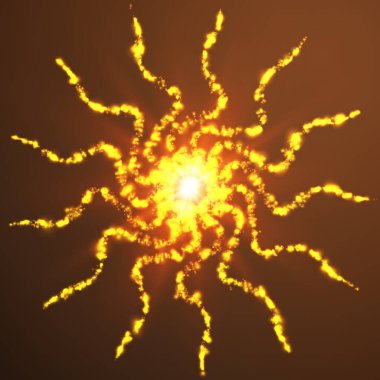 Soyut vektör turuncu ağ arka planı. Nokta dokunaçları. Fütürist stil kartı. İş sunumları için zarif bir geçmiş. Eps 10.