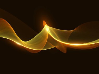 Soyut turuncu alev vektörü koyu arkaplanda birleşiyor. Gelecekçi teknoloji tarzı. İş sunumları için zarif bir geçmiş. Uçan enkaz. eps10