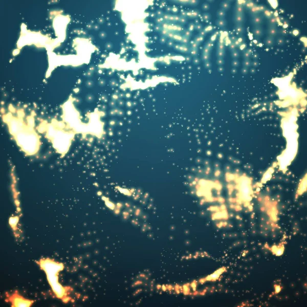 Абстрактный Векторный Цветной Сетчатый Фон Футуристический Стиль Технологии Элегантный Фон — стоковый вектор