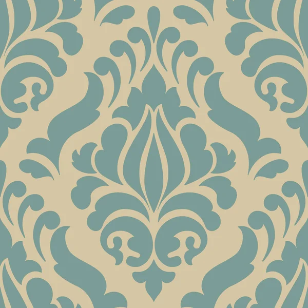 Vector Damask Seamless Pattern Element Classical Luxury Old Fashioned Damask — Stock Vector