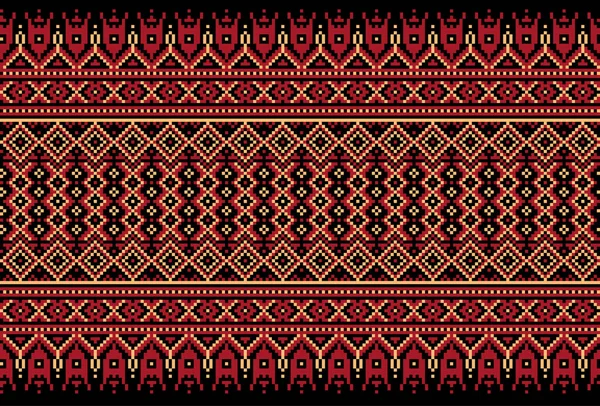 Vektor Illustration Der Ukrainischen Folk Nahtlose Muster Ornament Ethnische Zierde — Stockvektor