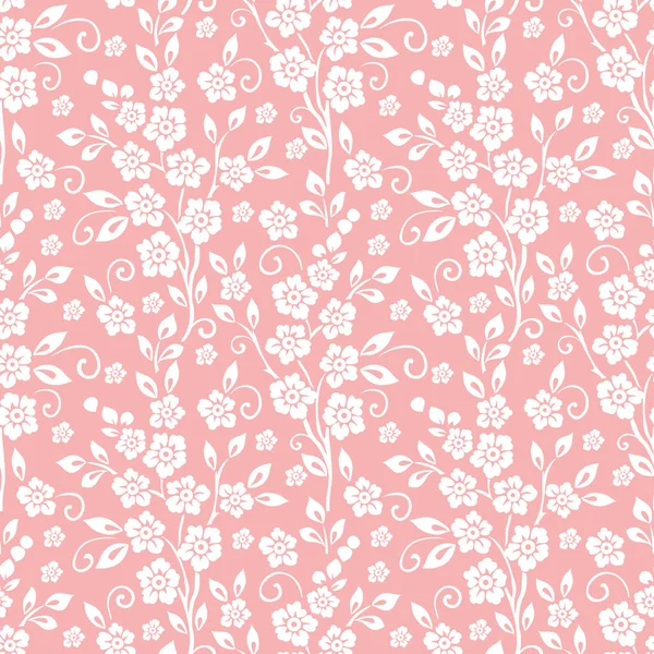 Fond Motif Sans Couture Fleur Vectorielle Texture Élégante Pour Les — Image vectorielle