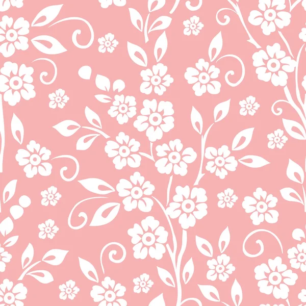 Élément Vectoriel Fleur Motif Sans Couture Texture Élégante Pour Les — Image vectorielle