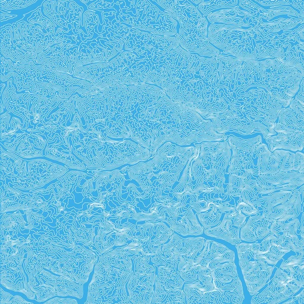 Carte Bleue Vectorielle Abstraite Relief Terrestre Carte Conceptuelle Altitude Générée — Image vectorielle