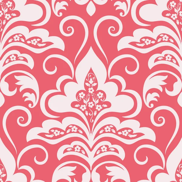 Vector Damask Seamless Pattern Element Classical Luxury Old Fashioned Damask — Stock Vector