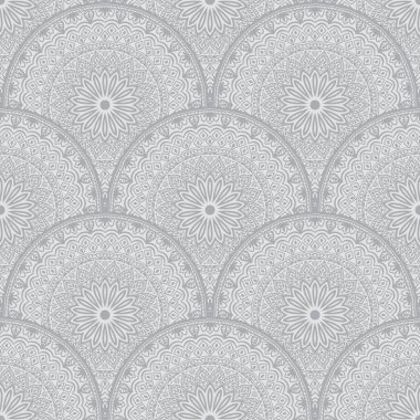 Çiçeksiz vektör desenli. Arap tarzında. Arabesk deseni. Doğu etnik süsü. Arkaplan için zarif bir doku.