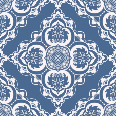 Arap tarzında vektör çiçeksiz desenli element. Arabesk deseni. Doğu etnik süsü. Arkaplan için zarif bir doku.