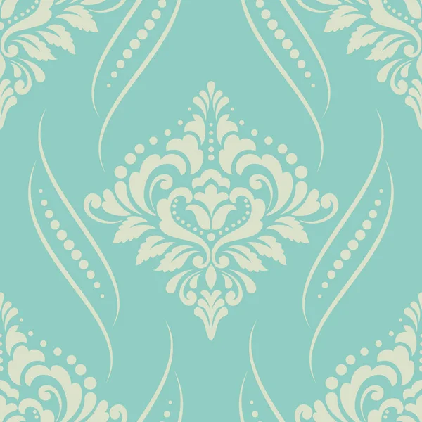 Vector Damask Seamless Pattern Element Classical Luxury Old Fashioned Damask — Stock Vector