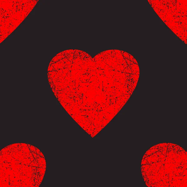 Vektörsüz Desen Elementi Sevgililer Günü Grunge Deseni Aşk Modeli Hassas — Stok Vektör