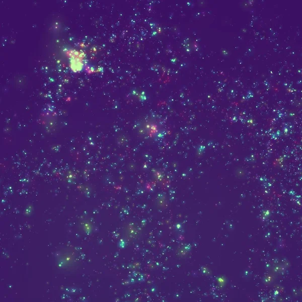 Абстрактне Векторне Тло Зірками Далекої Галактики Приклад Глибокого Космосу Спарки — стоковий вектор