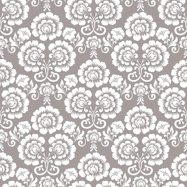 Vector Blume Nahtlose Muster Hintergrund Elegante Textur Für Hintergründe Klassischer — Stockvektor