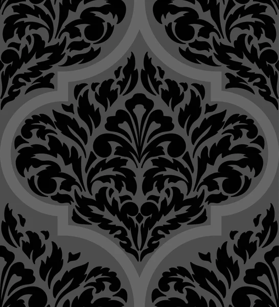 Vector Damask Seamless Pattern Element Classical Luxury Old Fashioned Damask — Stock Vector